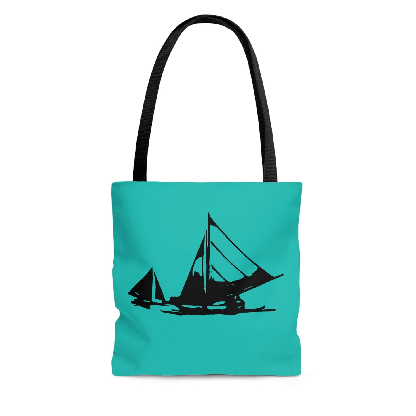 Turquoise Sailing Tote Bag