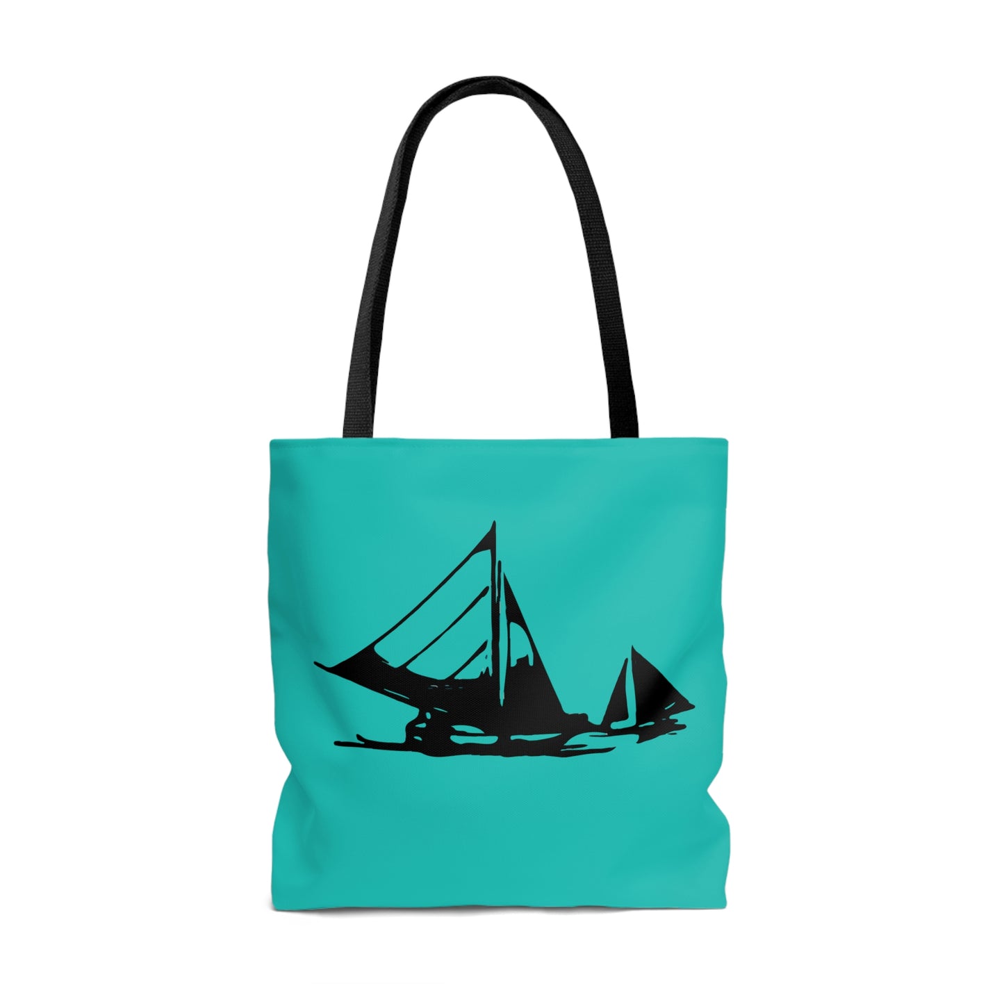Turquoise Sailing Tote Bag