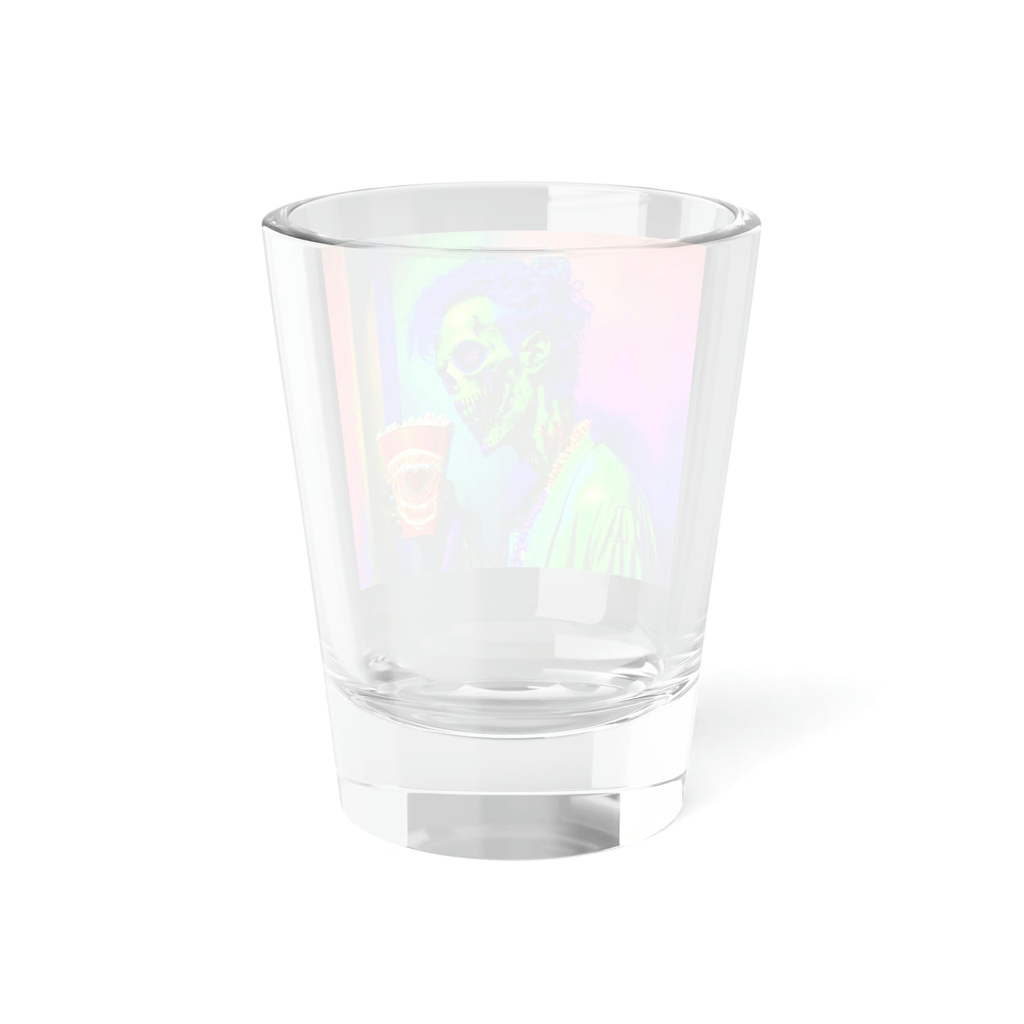 Fricken Zombie Eating Popcorn Shot Glass, 1.5oz