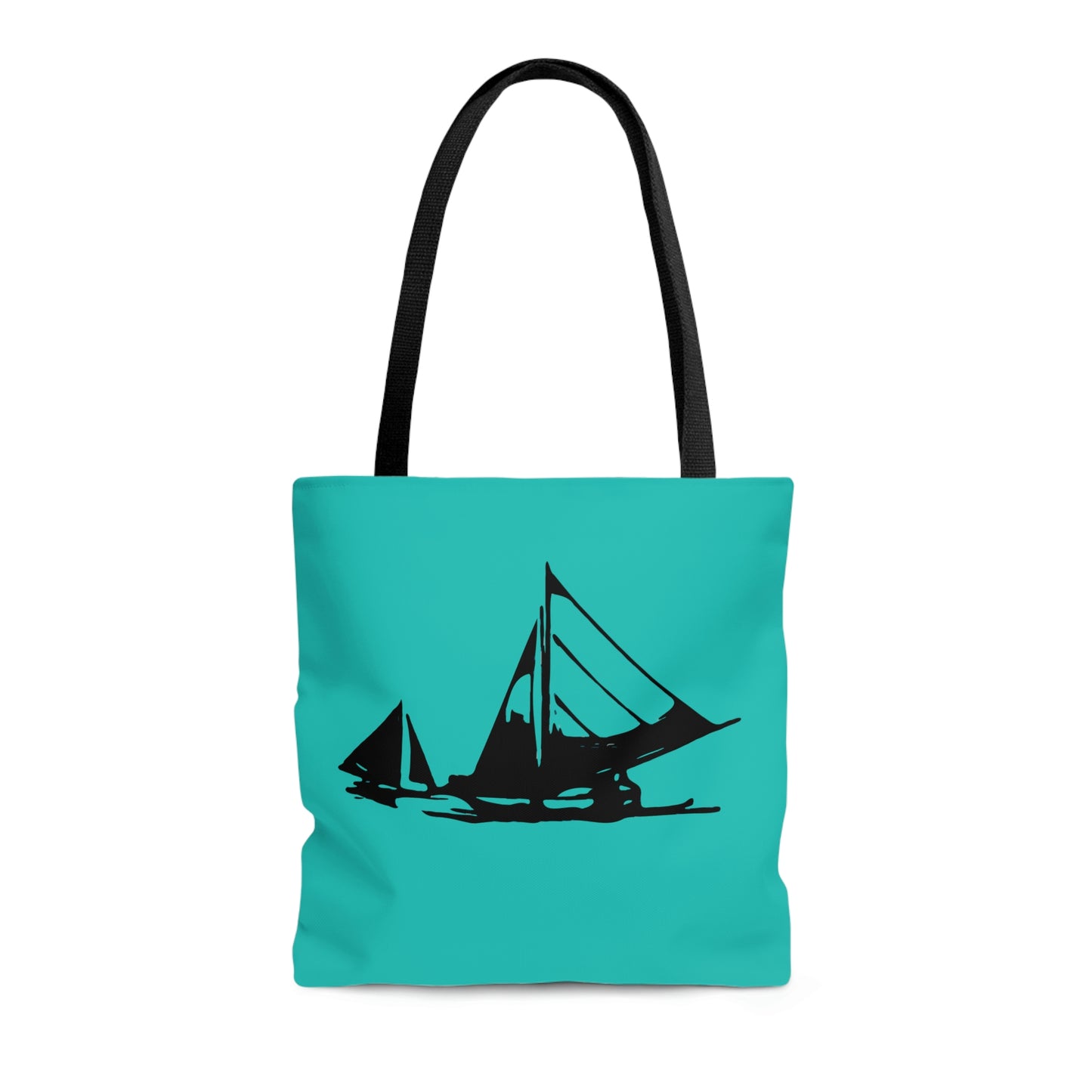 Turquoise Sailing Tote Bag