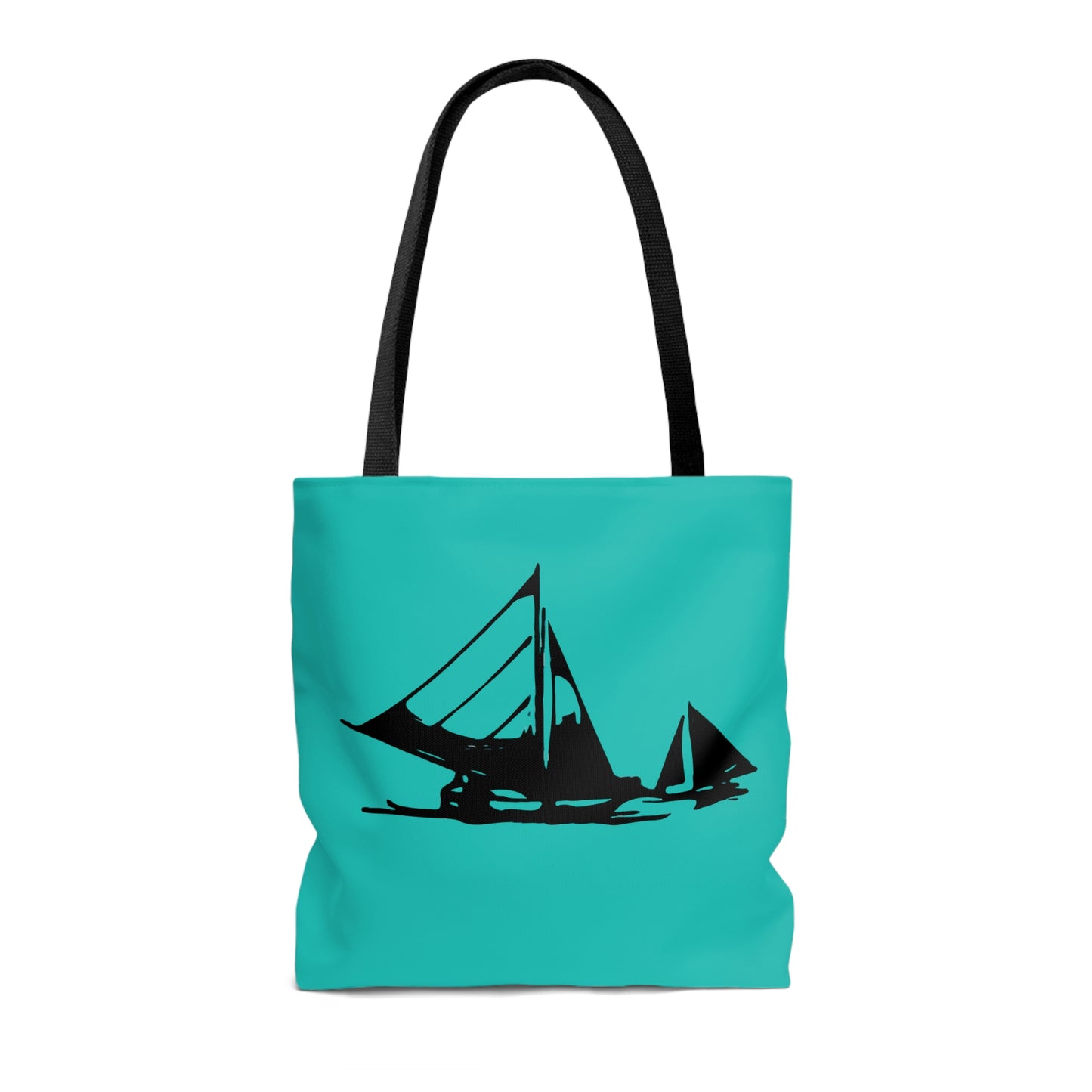 Turquoise Sailing Tote Bag