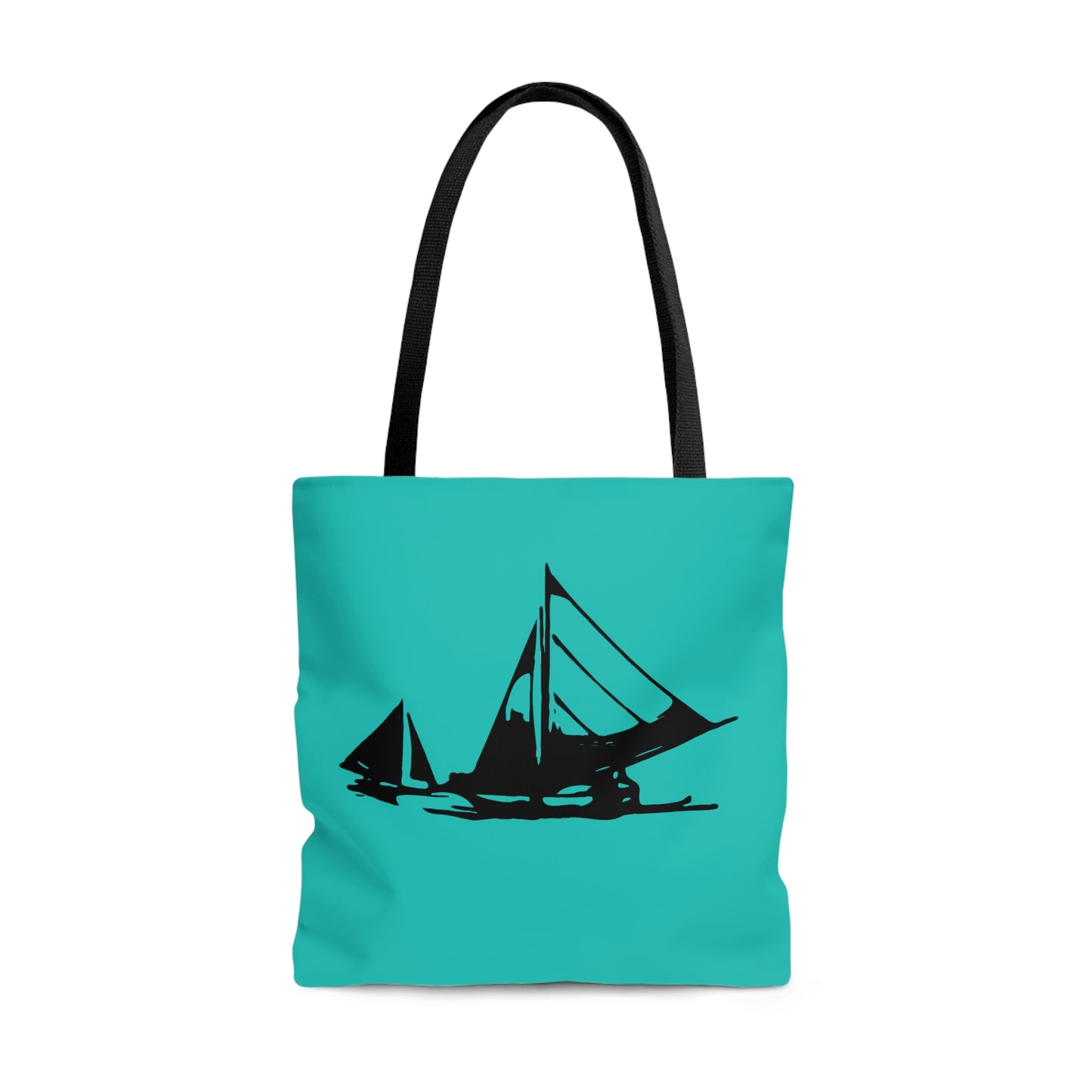 Turquoise Sailing Tote Bag