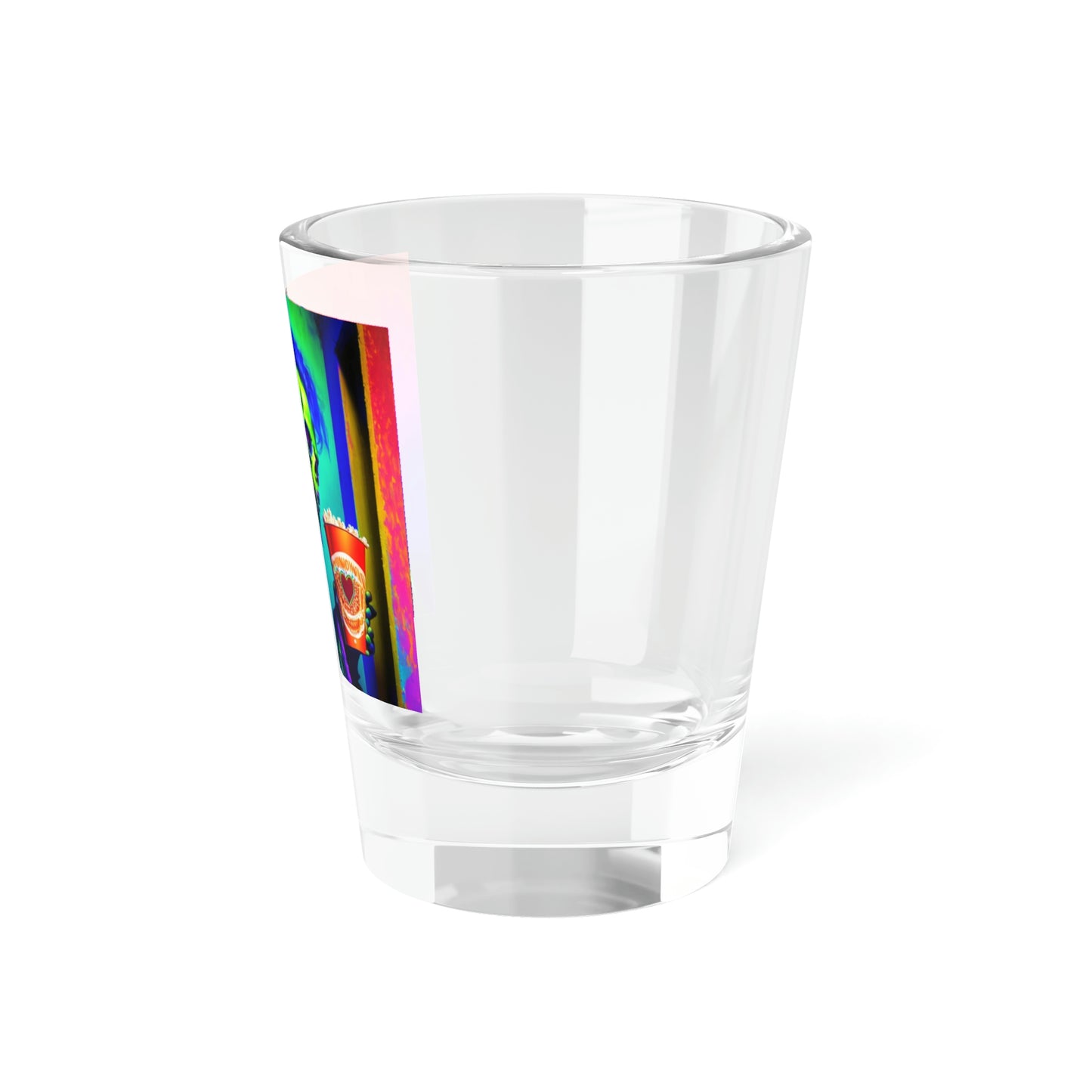 Fricken Zombie Eating Popcorn Shot Glass, 1.5oz