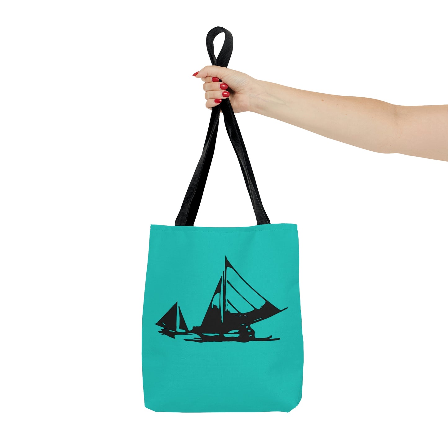 Turquoise Sailing Tote Bag